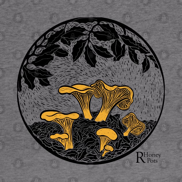 Chanterelle Mushroom by R Honey Pots